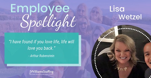 JWilliams Staffing - Employee Spotlight: Lisa Wetzel