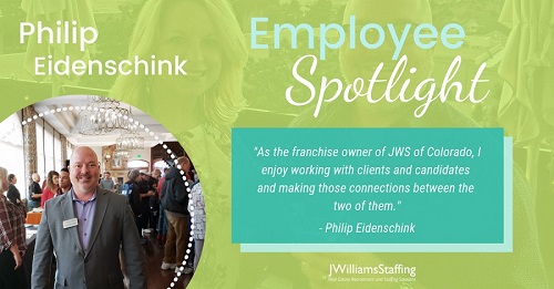 JWilliams Staffing - Employee Spotlight: Philip Eidenschink 