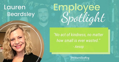 JWilliams Staffing - Employee Spotlight: Lauren Beardsley